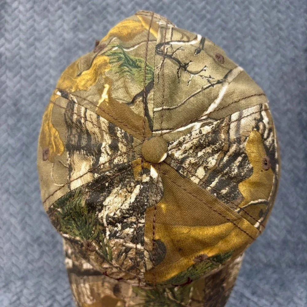 Camo Deer Skull Antler Embroidered Baseball Cap Hunting Hat Adjustable 2461